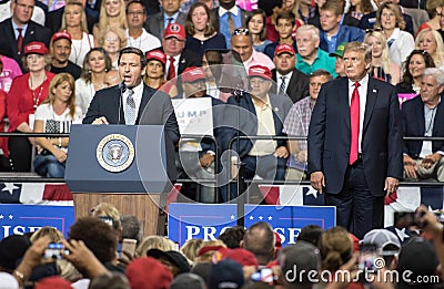 Desantis and Trump Editorial Stock Photo